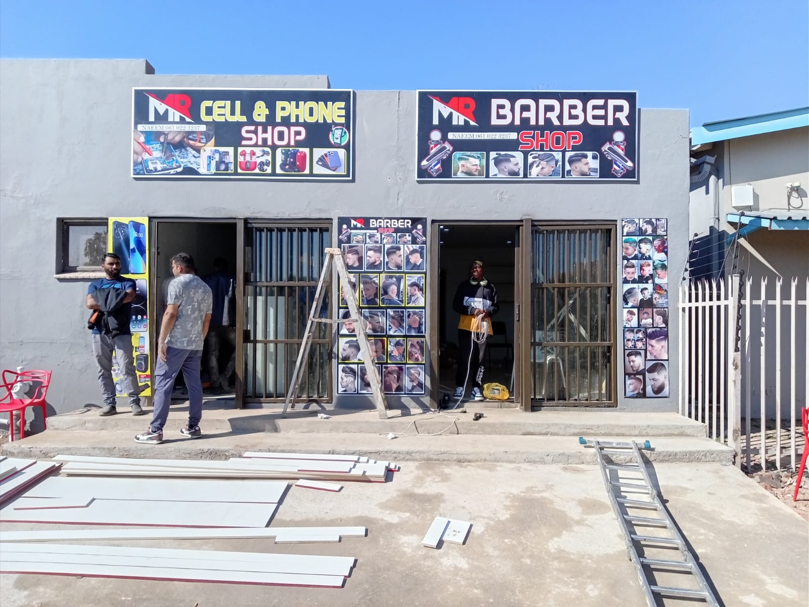 Shop front installation