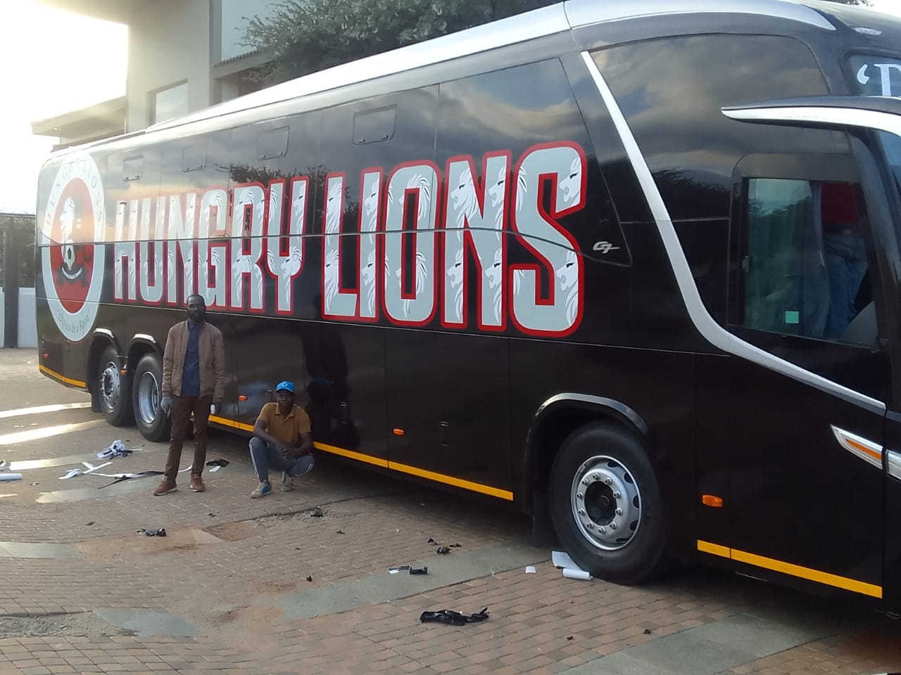 Hungry Lions full bus wrap