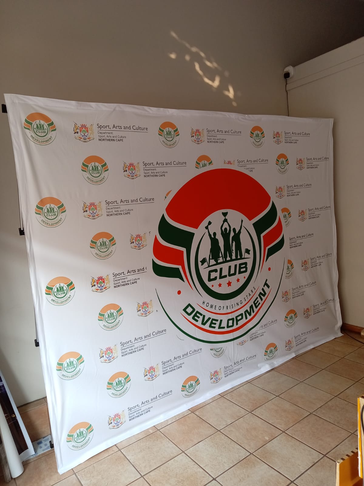 Club Development media wall